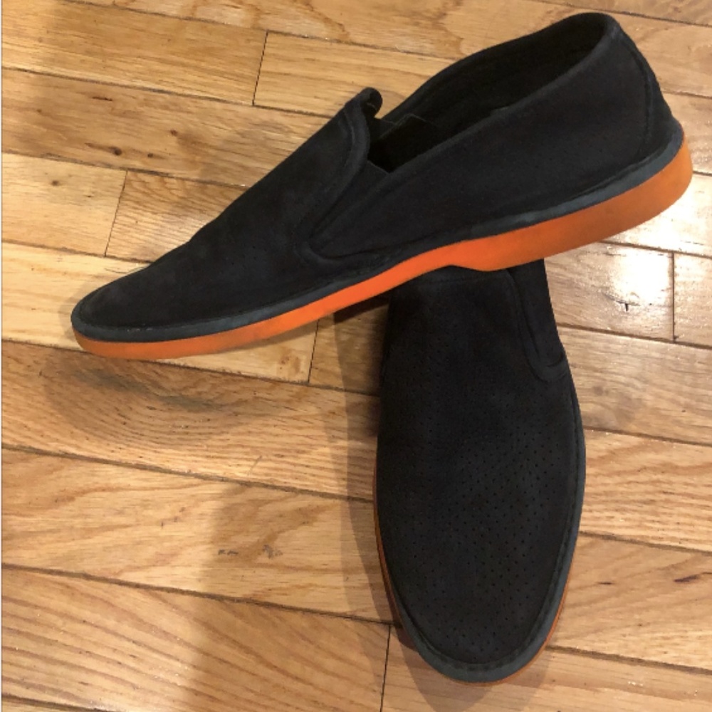 Pollini Mens Suede loafers